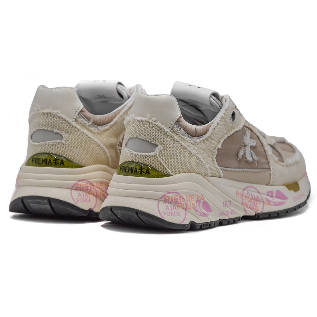 Premiata 'Mick 7712 Brown Pink'