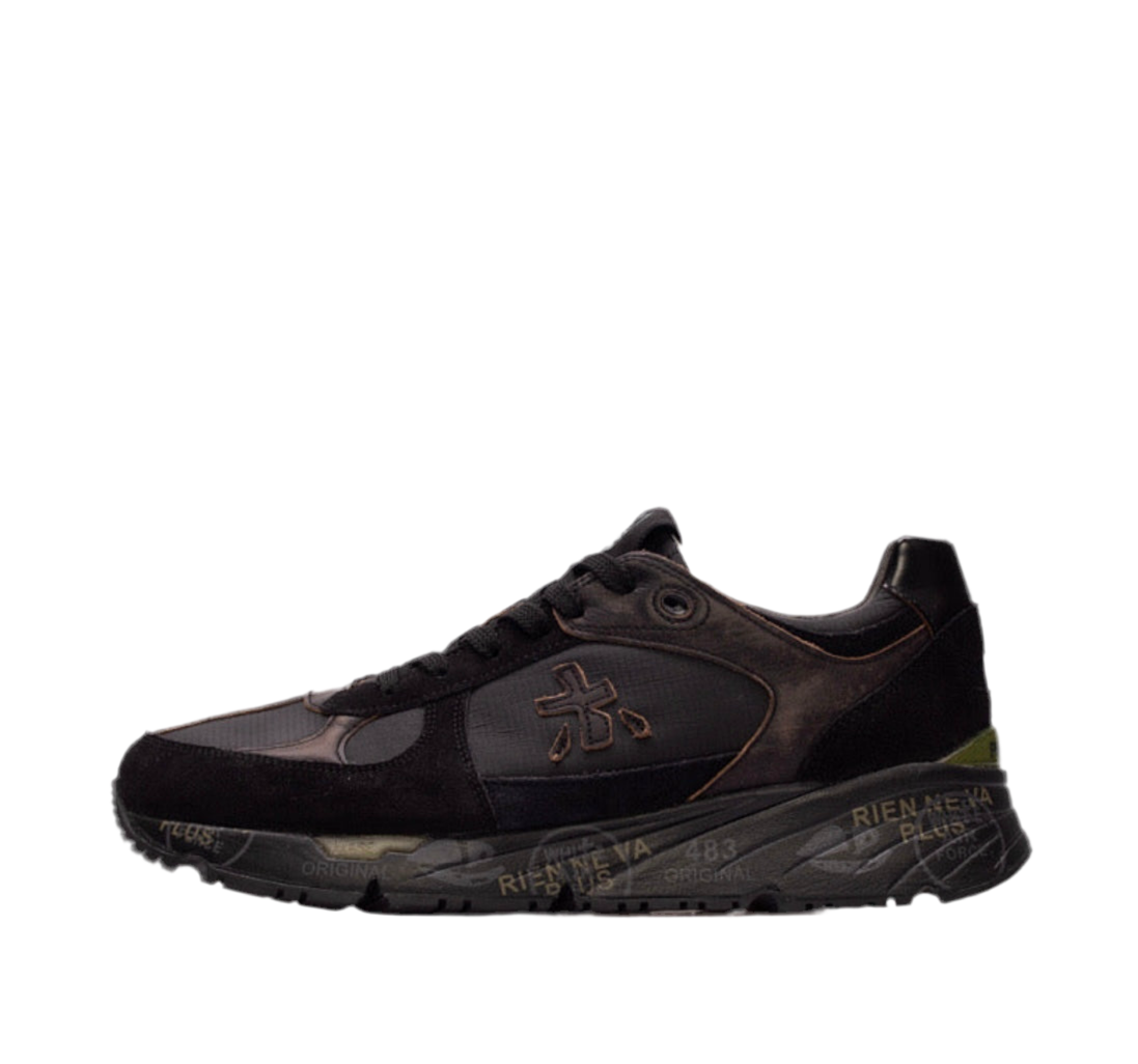 Premiata 'Mick 7712 Black-Gold'