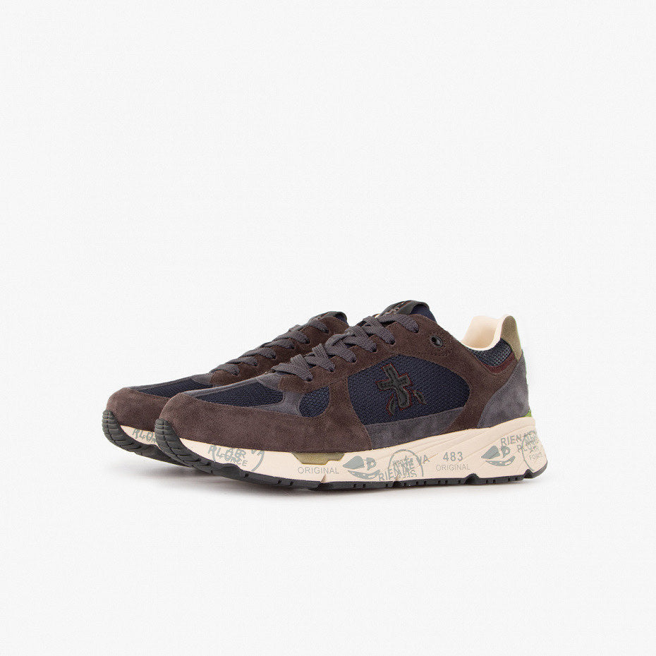 Premiata 'Mick 7712 Brown-Blue'