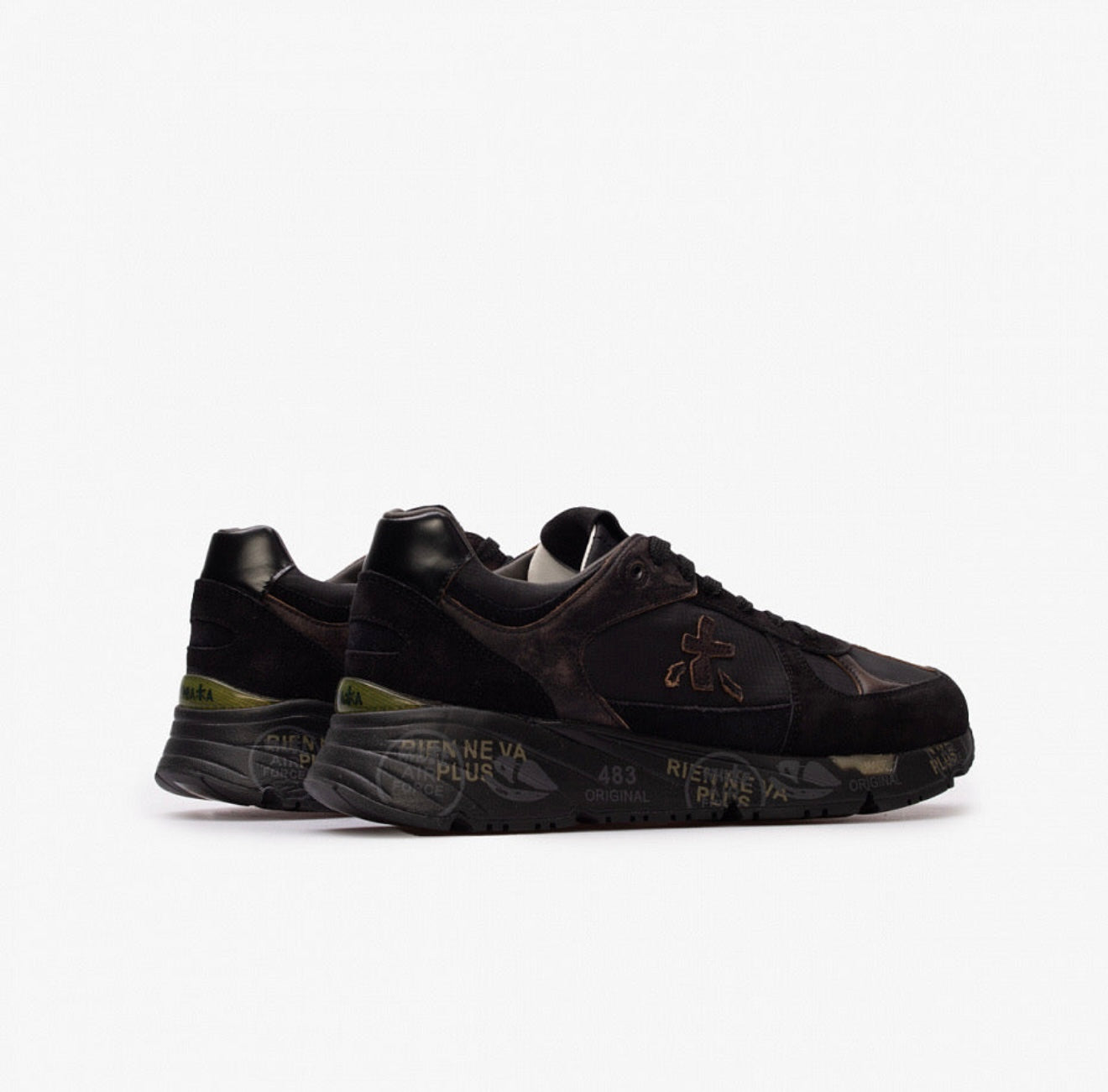 Premiata 'Mick 7712 Black-Gold'